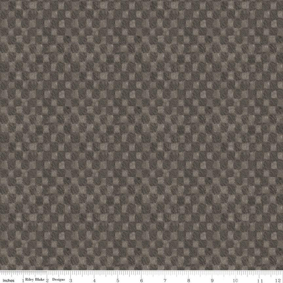 SALE For the Love of Nature Check C11374 Gray - Riley Blake Designs - Checks Checkered Checkerboard - Quilting Cotton Fabric