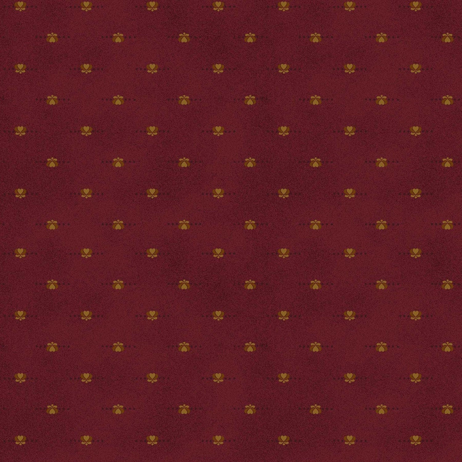 Right as Rain by Kim Diehl Cranberry Heart Blossoms # 9834-88