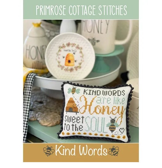 Kind Words -Primrose Cottage Stitches - Cross Stitch Pattern