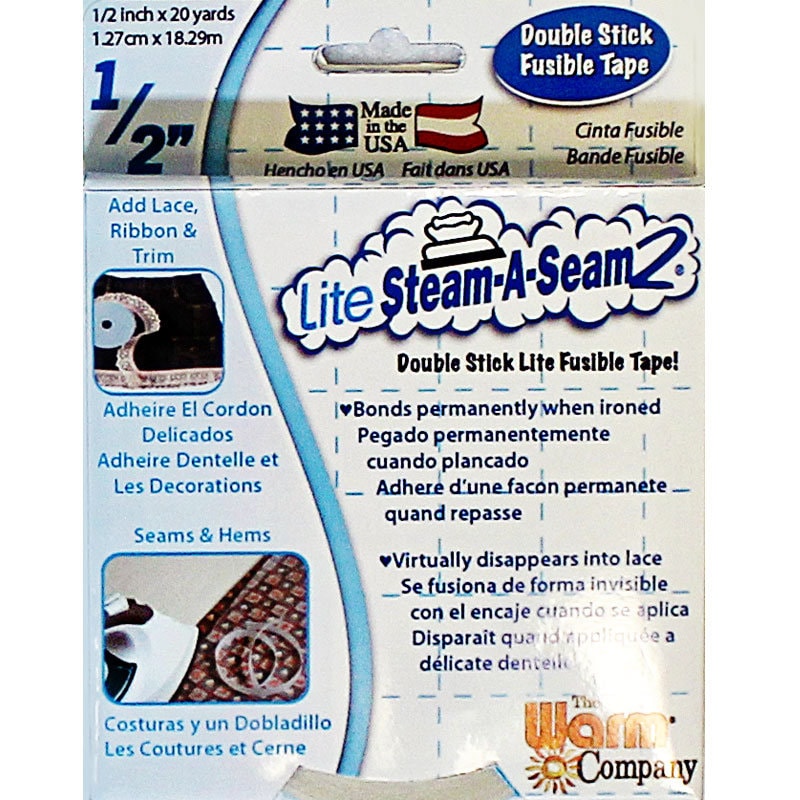Lite Steam A Seam 2, 1/2" Fusible Tape