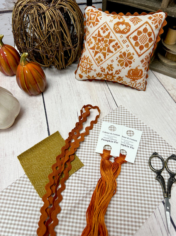 Autumn Quaker Finishing Kit/Floss Pack By Lindsey Weight of Primrose Cottage