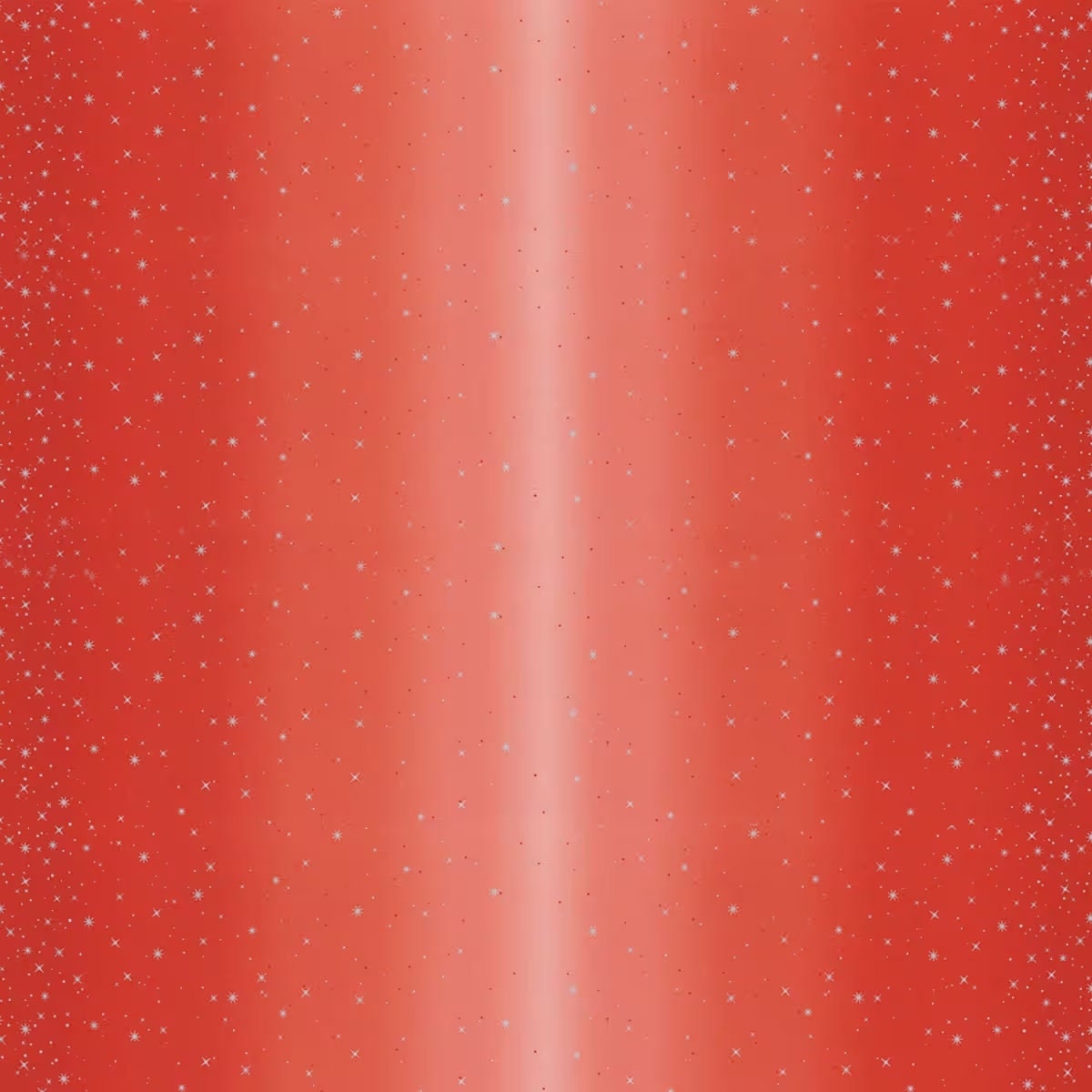 27" End of Bolt - SALE Ombre Fairy Dust METALLIC 10871 Cherry - Moda Fabrics - Red with Silver SPARKLE Stars - Quilting Cotton Fabric
