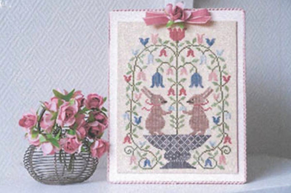 Jolis Lapins Cross Stitch by Tralala - Paper Pattern