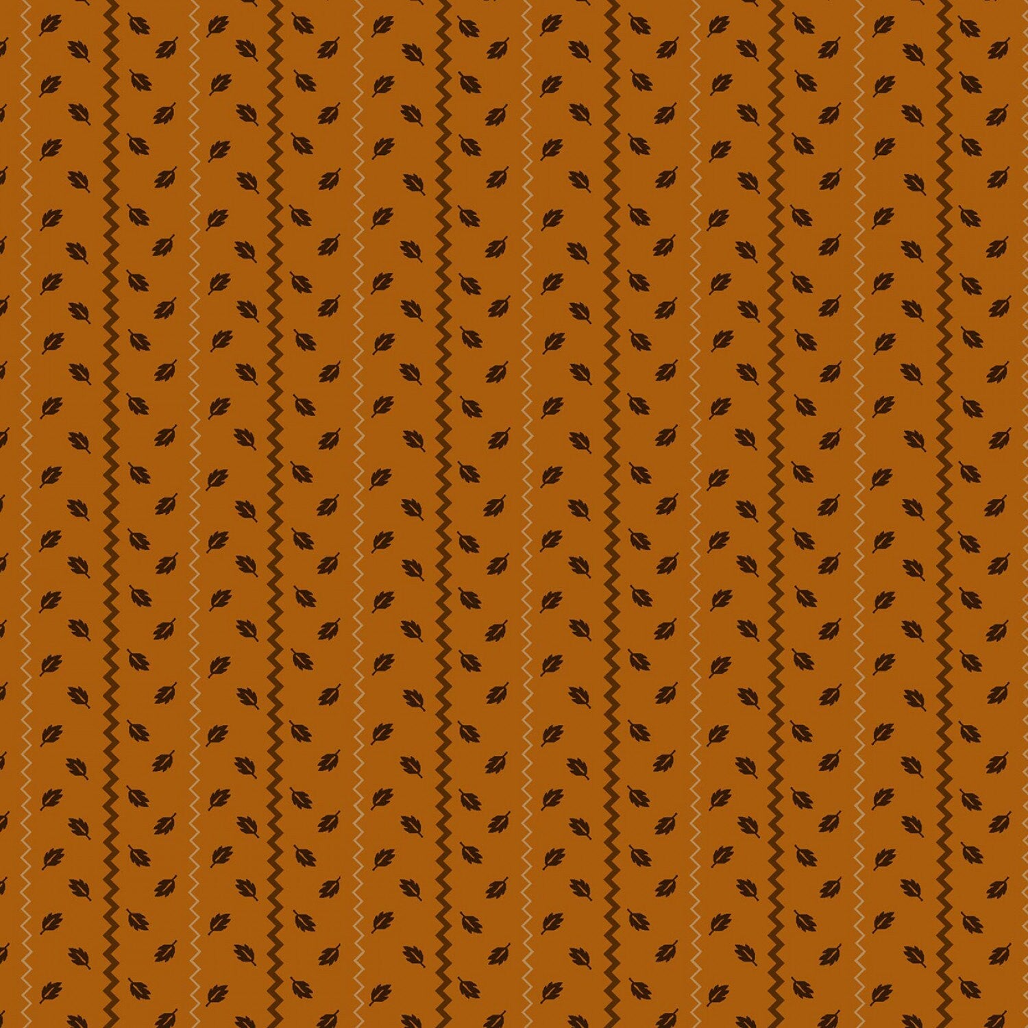 Autumn Farmhouse by Kim Diehl Orange Sprigged Stripe # 973-30