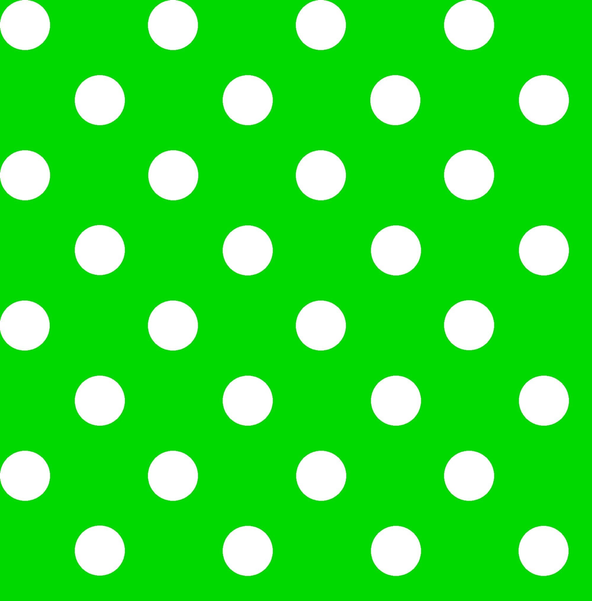 12" End of Bolt - SALE Dots and Stripes and More Brights Medium Dot 28893 G Green - QT Fabrics - Polka Dots Dotted - Quilting Cotton Fabric