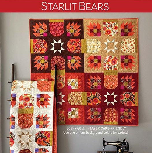 Starlit Bears Quilt Pattern, Robin Pickens RPQP-SB149