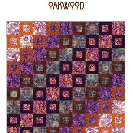 Oakwood Quilt Pattern, Bear Hug Quiltworks BHQ338