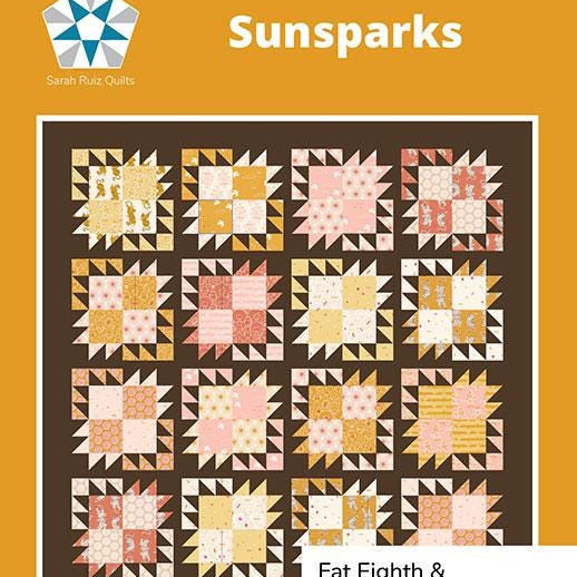 Sunsparks Quilt Pattern, Sarah Ruiz Quilts SRQ013