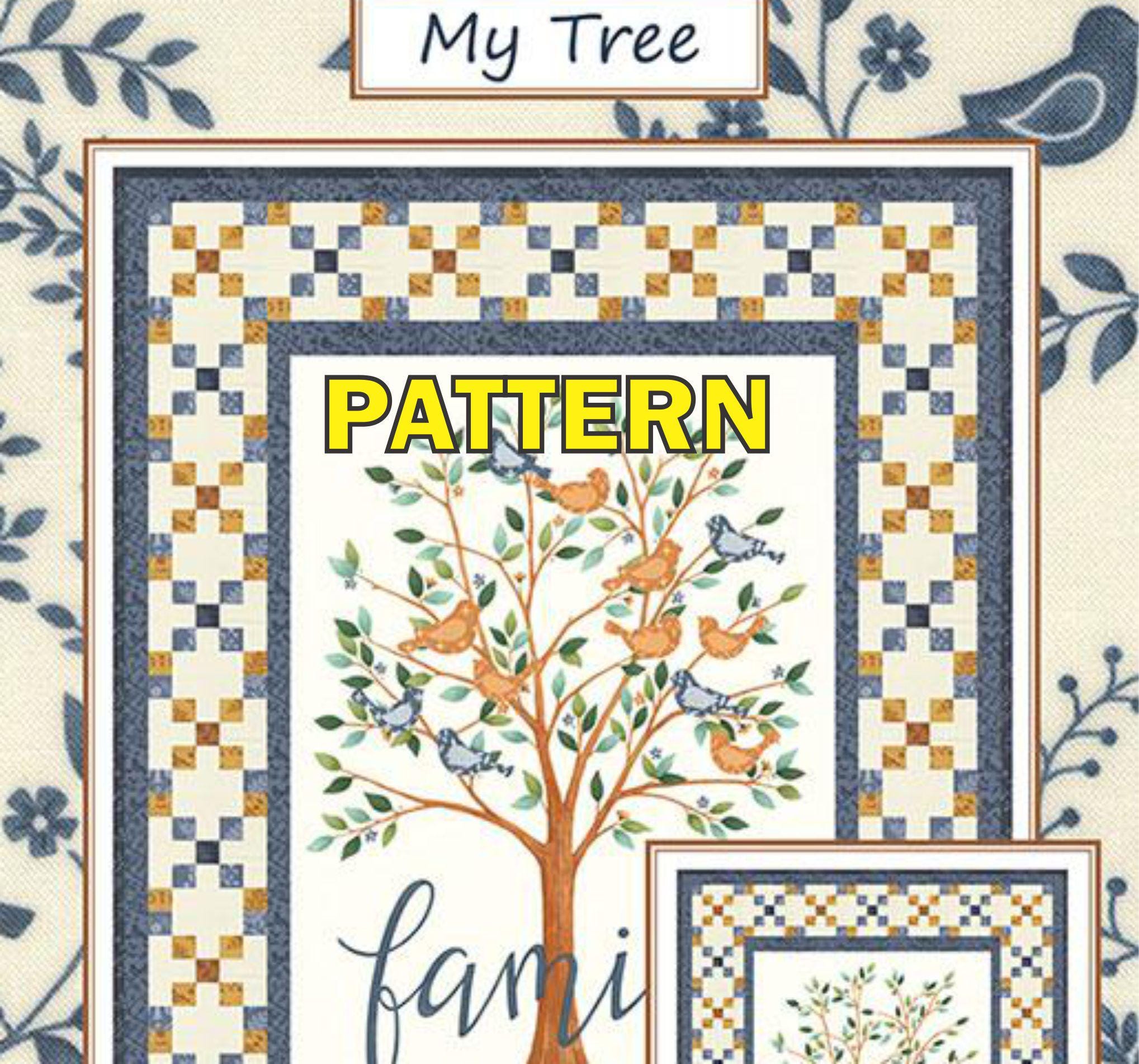My Tree Panel Frame Quilt PATTERN, Coach House Designs CHD2527