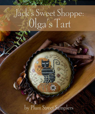 Jack's Sweet Shop: Olga's Tart Cross Stitch by Plum Street Samplers - Paper Pattern