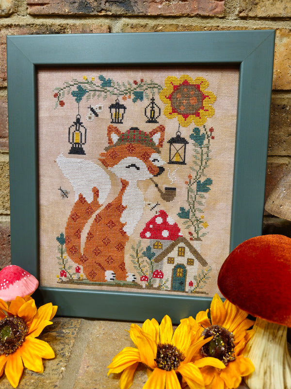 Frederick Fox Cross Stitch by Quaint Rose Needlearts - Paper Pattern