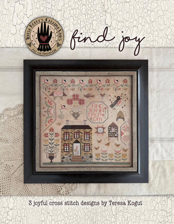 Find Joy Booklet Cross Stitch by Teresa Kogut - Paper Pattern