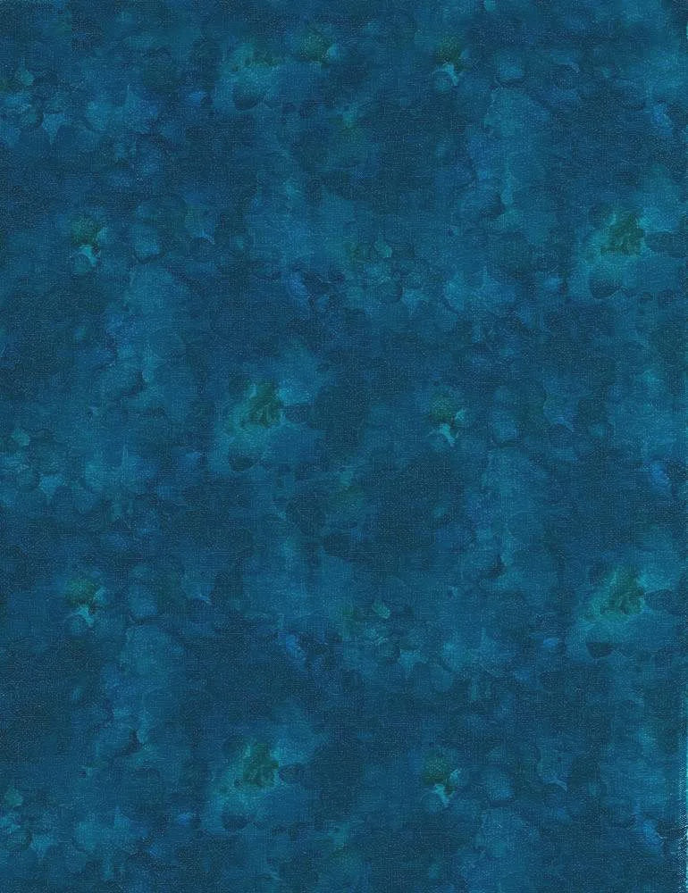 Solid-Ish Watercolor Texture Azure blender fabric | Timeless Treasure