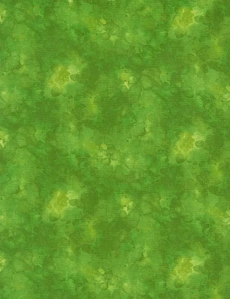 Solid-Ish Watercolor Texture Lime blender fabric | Timeless Treasure