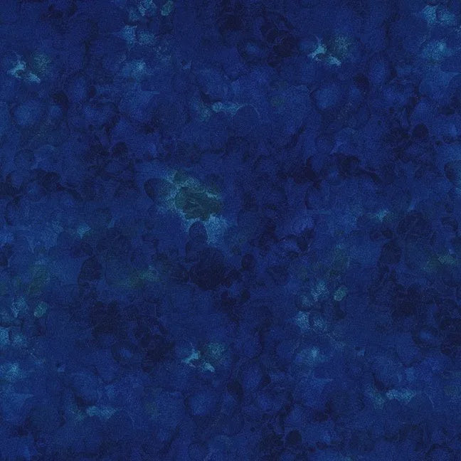 Solid-Ish Watercolor Texture Marine blender fabric | Timeless Treasure