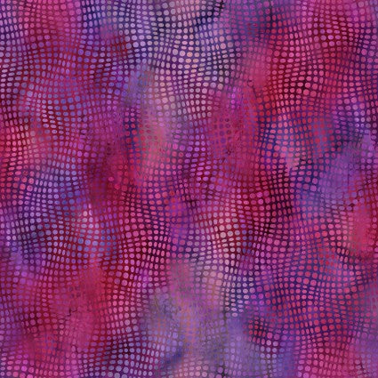 Impressions Magenta Dots fabric by Jason Yenter