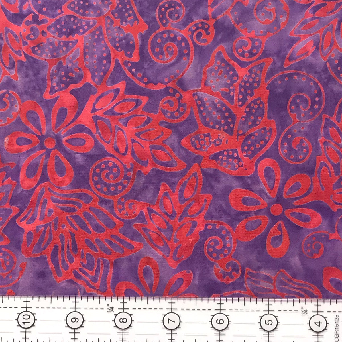 Java Batiks - Flowers and Leaves - Fat Quarter