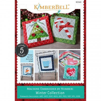 Machine Embroidery by Number: Winter Collection (Embroidery CD) by Kimberbell