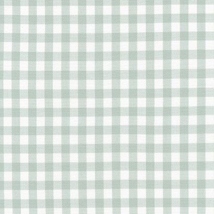 Kitchen Window Wovens, Small Plaid, Desert Green