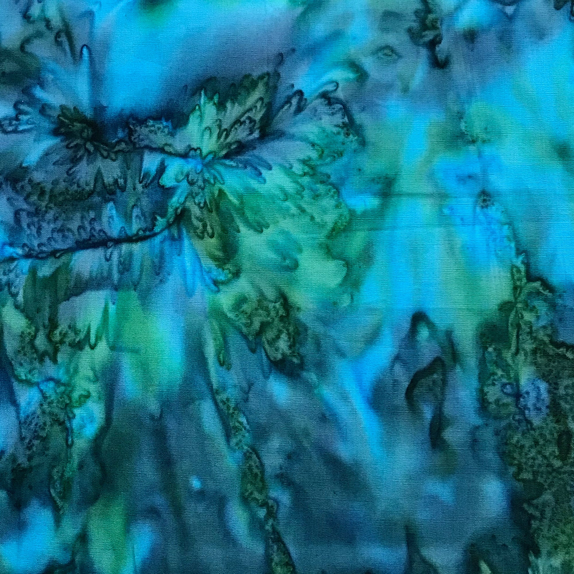 Lava Solids Batik 100Q-1890 Mermaid - Fat Quarter