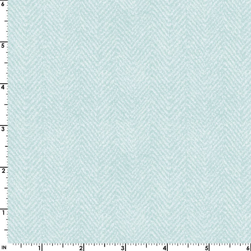 Little Lambies Woollies Flannel MASF1841-Q Aqua Herringbone