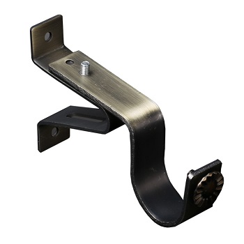 (1) Metal Bracket - Antique Brass Matte - ships separately