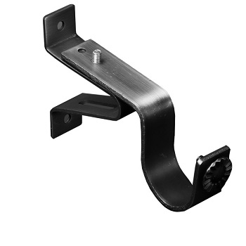 (1) Metal Bracket - Brushed Black Nickel Matte - ships separately