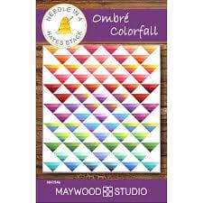 Ombre Colorfall - Quilt pattern - Tiffany Hayes - Needle in a Haystack - features Gelato Ombre by Maywood -NH1946