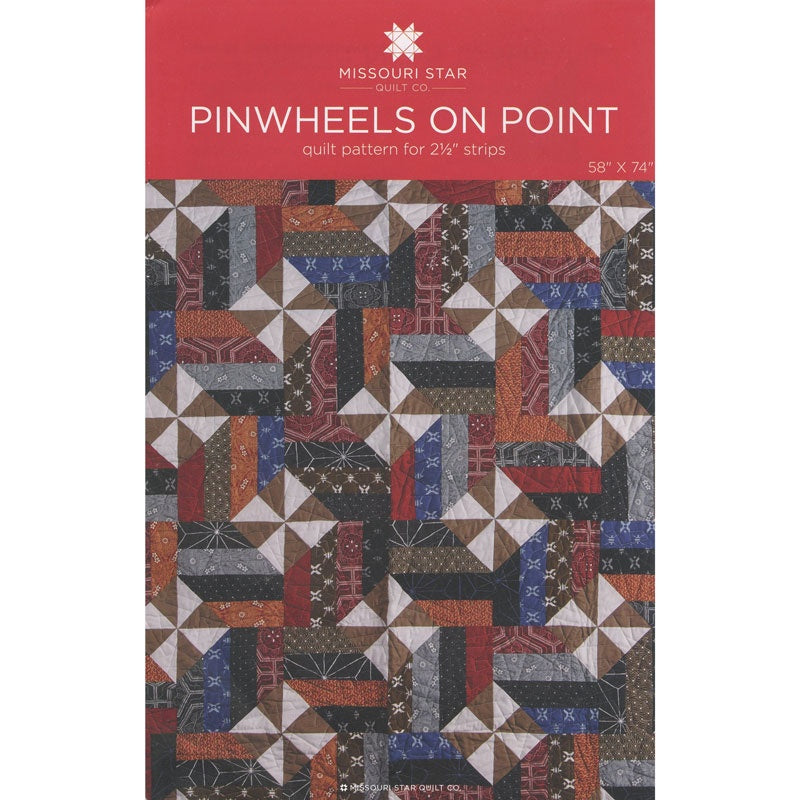 Pinwheels on Point Quilt Pattern by Missouri Star by Missouri Star Quilt Co.