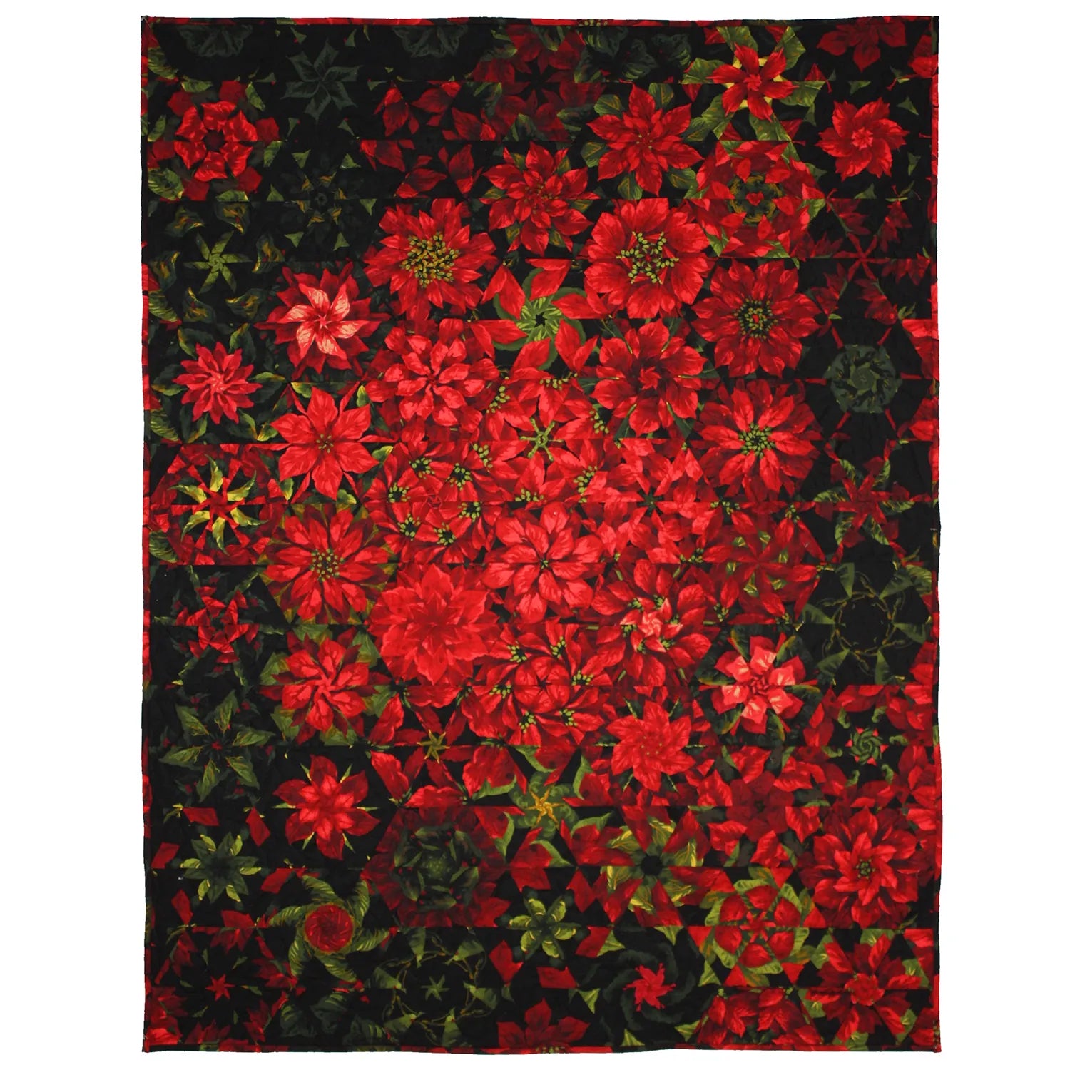 Poinsettia Millefiori Quilt KIt