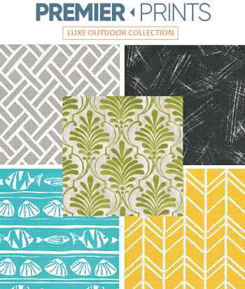 Printed Luxe Outdoor Fabric by Premier Prints