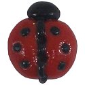 Stoney Creek Button - Ladybug Extra Small - SB141XS