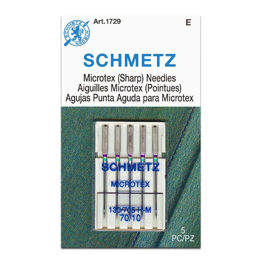 Schmetz Needles Sharp / Microtex Machine Needle Size 10/70