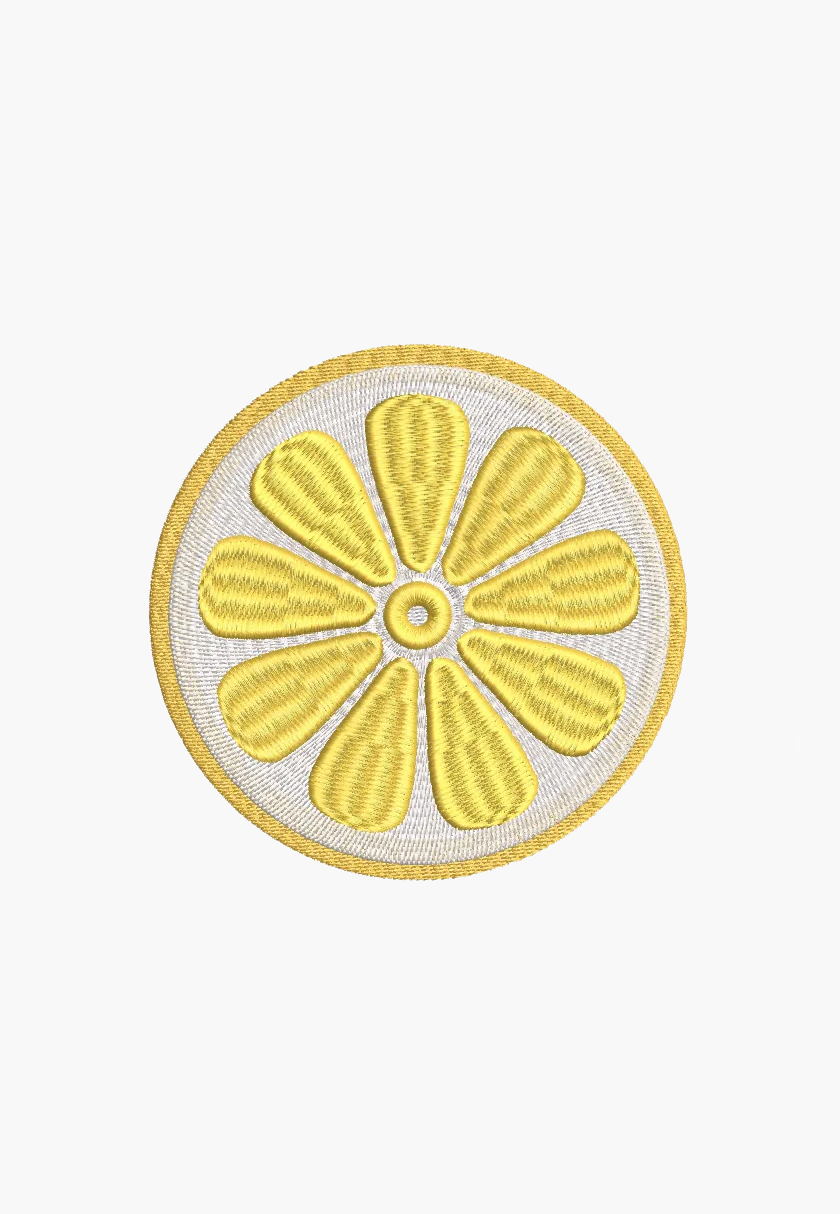 SLICE OF LEMON – Machine Embroidery Design – Instant Download