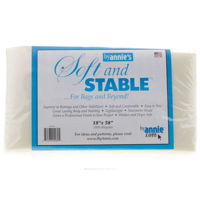 ByAnnie Soft and Stable 18" x 58" White Polyester Foam for Annie's