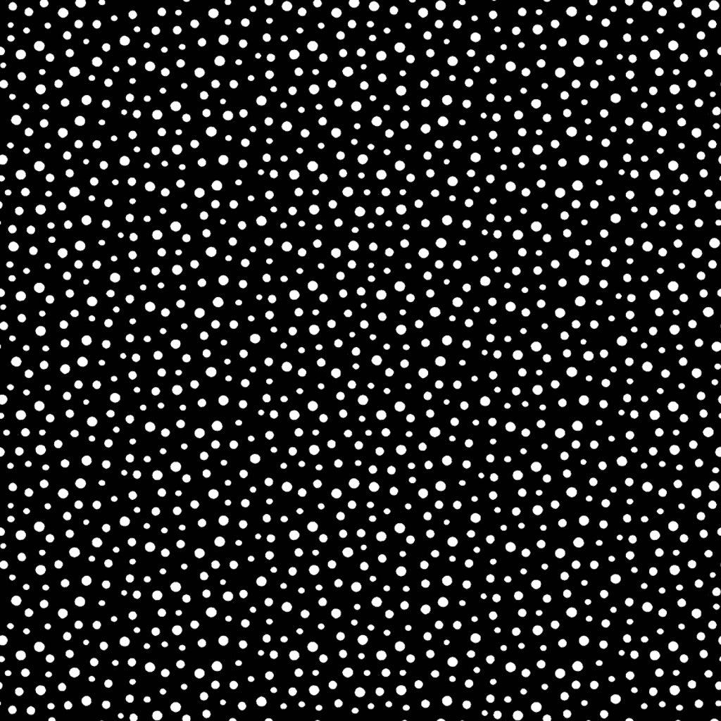 Susybee Irregular Dot Black fabric - SB20171-199