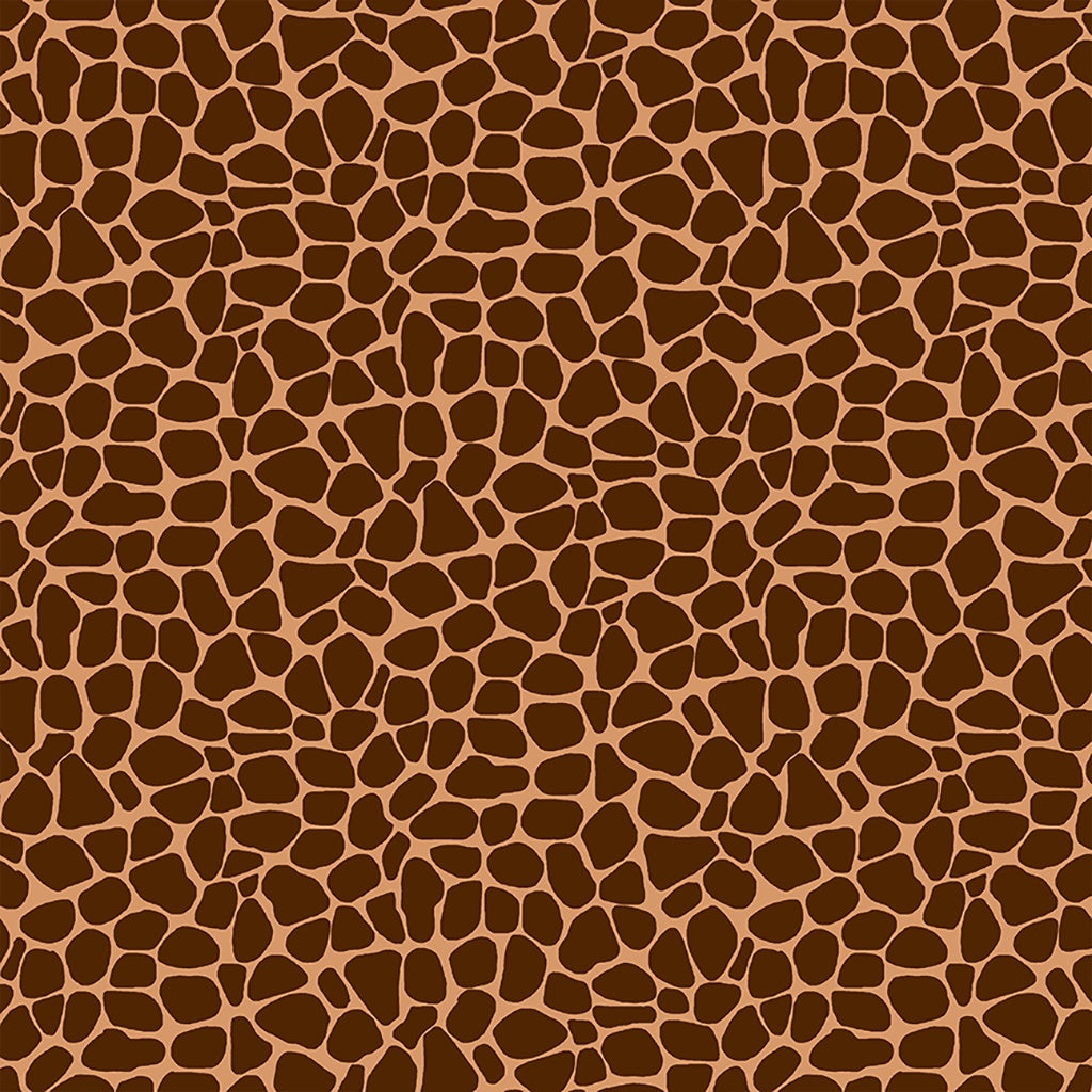 Susybee Zoe the Giraffe Skin Print Brown fabric - SB20258-280