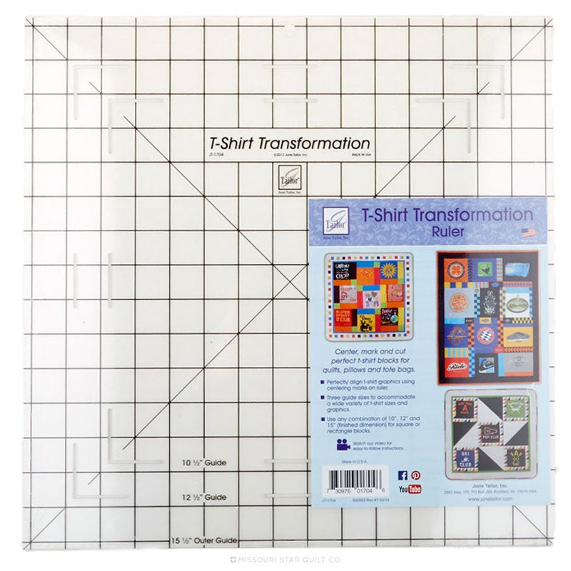 T-Shirt Transformation Ruler by June Tailorfor June Tailor Company