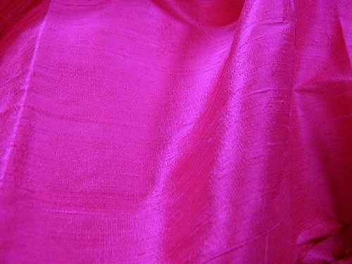 Silk Dupioni Fabric - Fuchsia***Temporarily out of Stock***