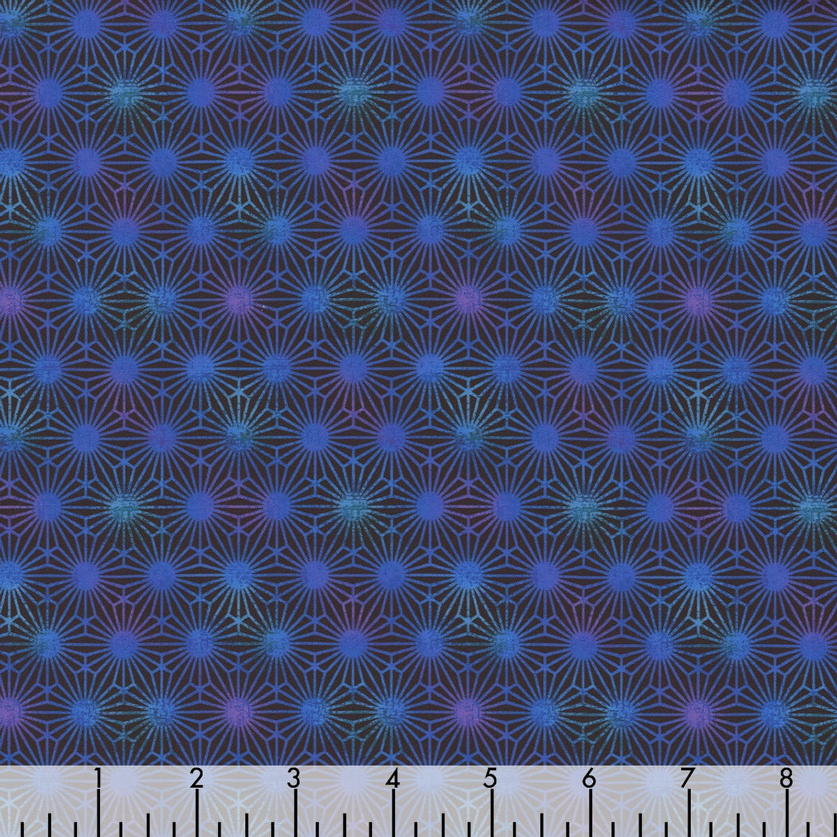 Vivid Purple Dots fabric - In The Beginnings