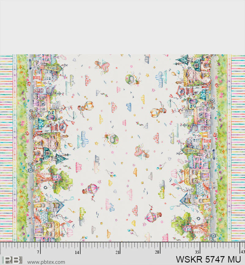 Whiskerville Street Scene Double Border