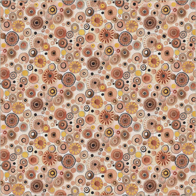 Flora & Form Dotty Fire Opal fabric