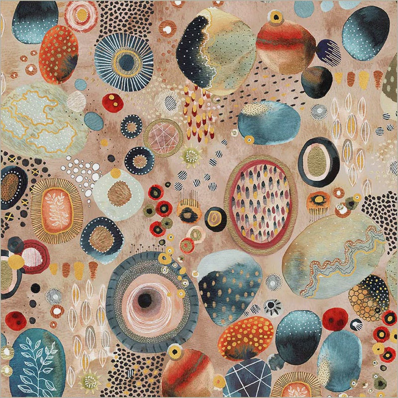 Flora & Form Geode Fire Opal fabric