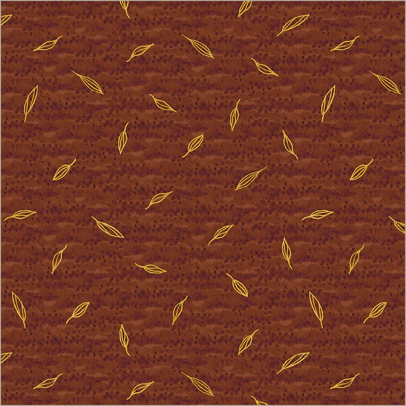 Flora & Form Sprig Garnet fabric
