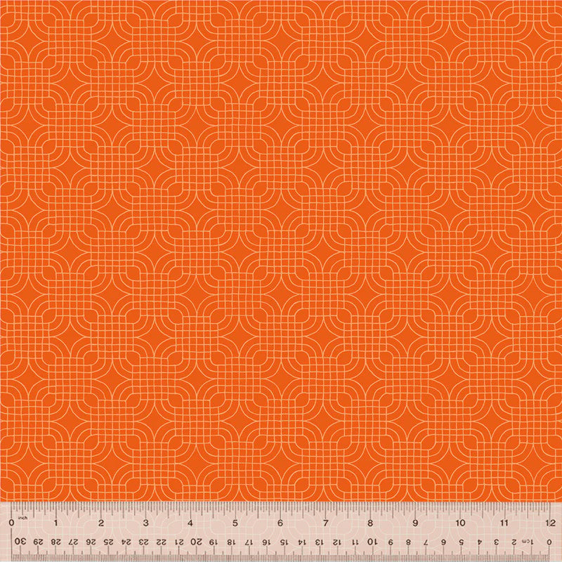Foundation 2 Hypnosis Orange fabric
