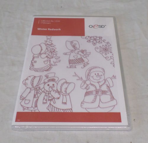Winter Redwork CD