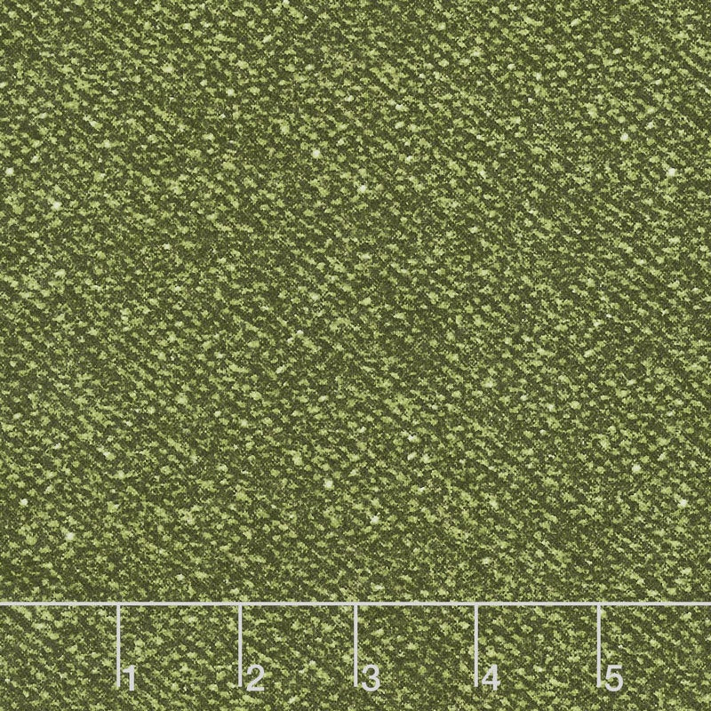 Woolies Flannel - Nubby Tweed Green Yardage by Bonnie SullivanforMaywood Studio